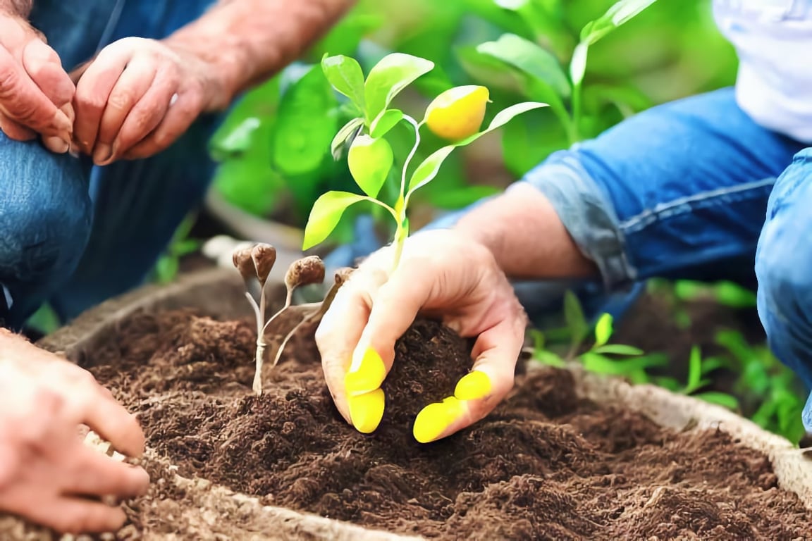 Container Planting Lemon Tree