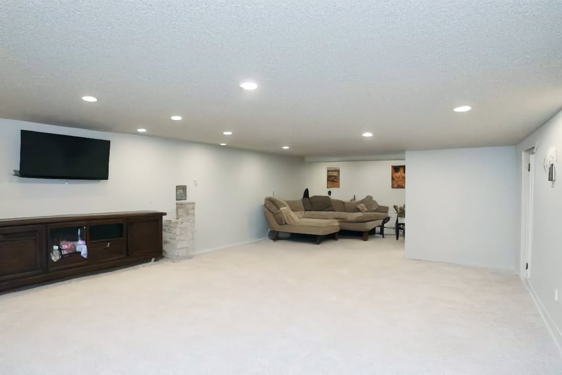 More concrete basement flooring