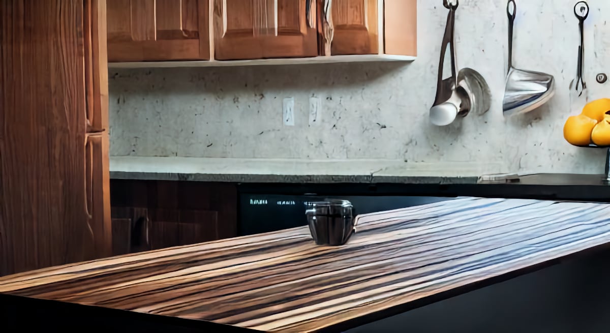 Beautiful Wooden Countertop