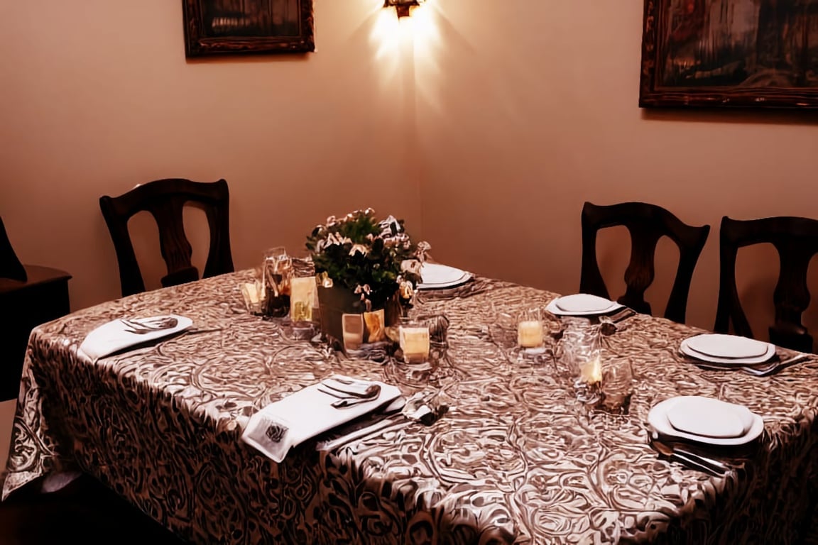 Are tablecloths out of style?