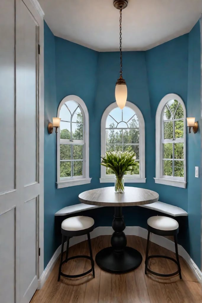 Bright and cheerful breakfast area