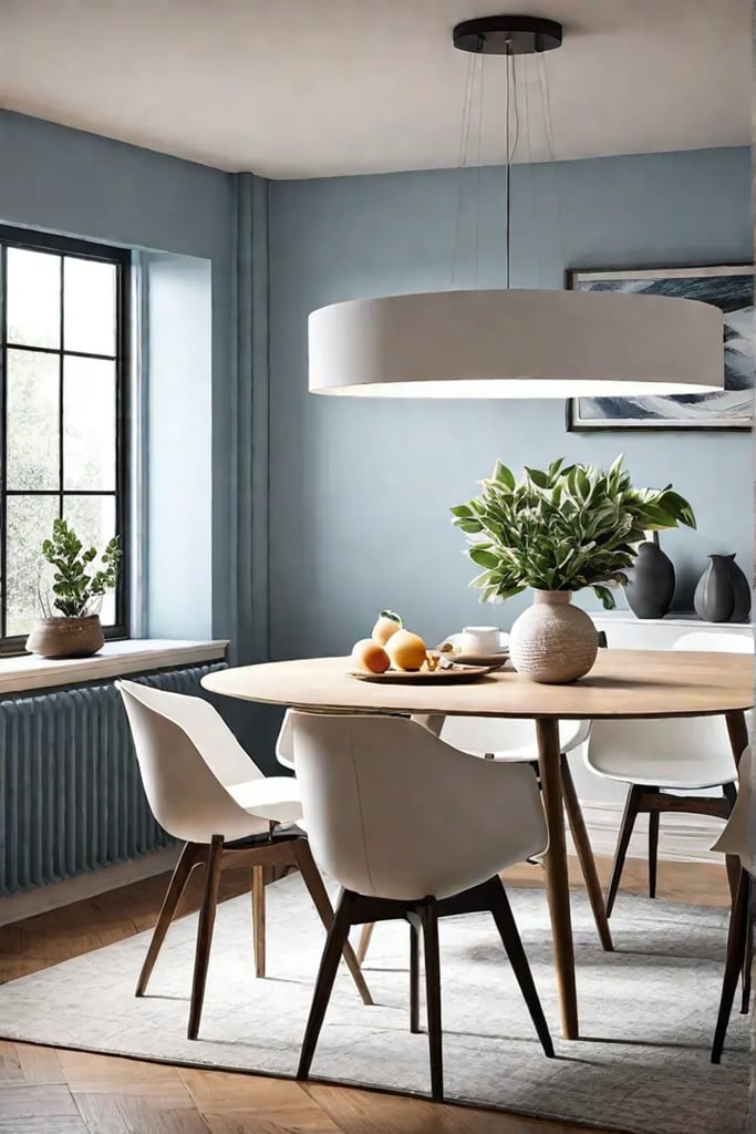Bright and functional breakfast area