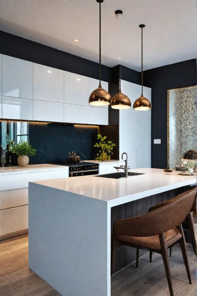 Bright kitchen space