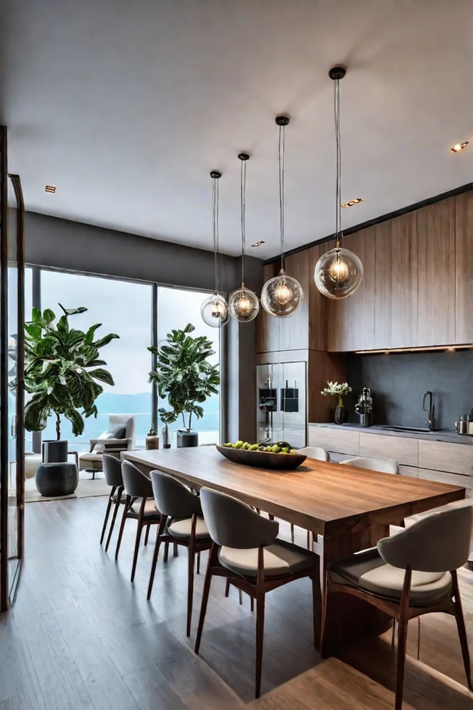 Contemporary kitchen lighting