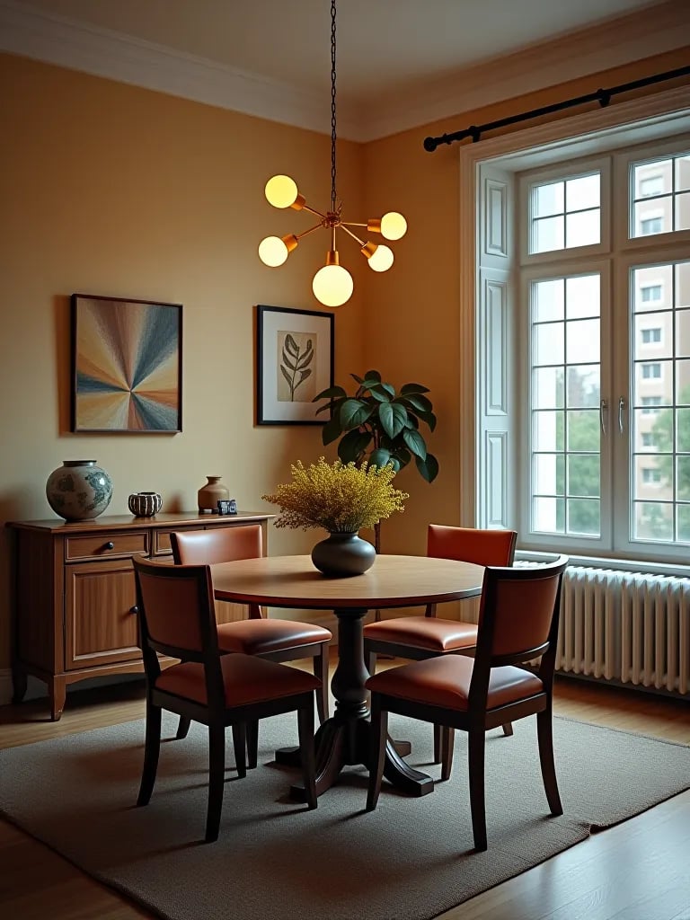 Dining room paint color comparison under various light bulbs