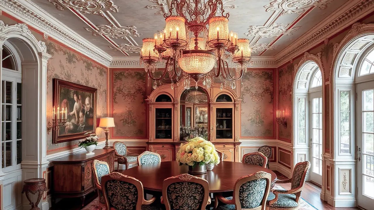 lighting dining room paint