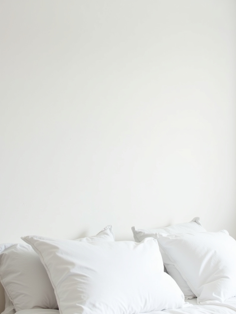 “White bedroom wall adorned with subtle white geometric wallpaper, adding texture and sophisticated pattern without overwhelming the space.”