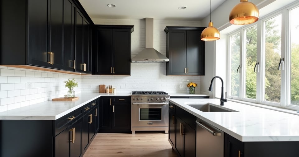 20 Bold & Beautiful Black Kitchen Cabinet Ideas to Inspire You