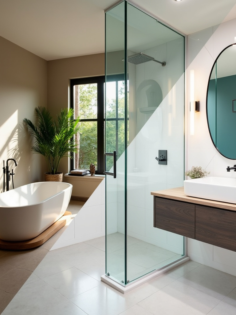Spa-like Serenity vs. Modern Chic Bathroom Styles