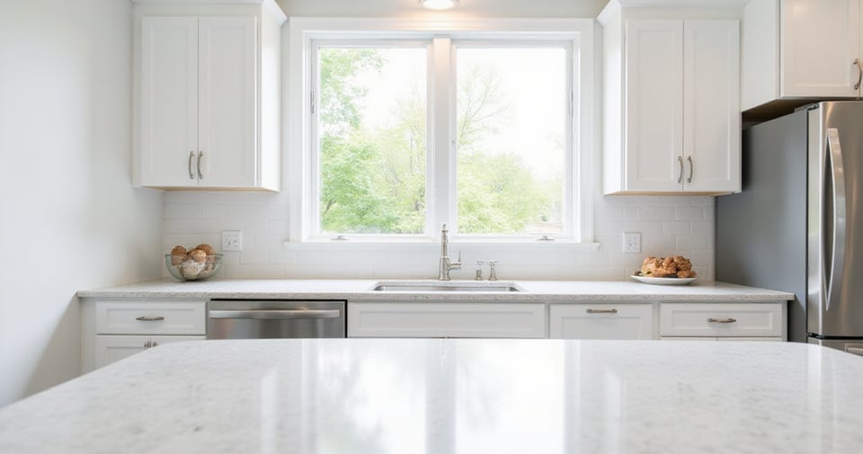 22 Kitchen Countertops That Make White Cabinets Sing in Your Creative Space