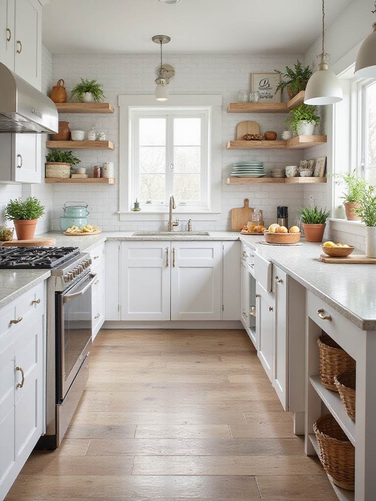 Kitchen activity zones showing designated areas for different functions in efficient kitchen interior design