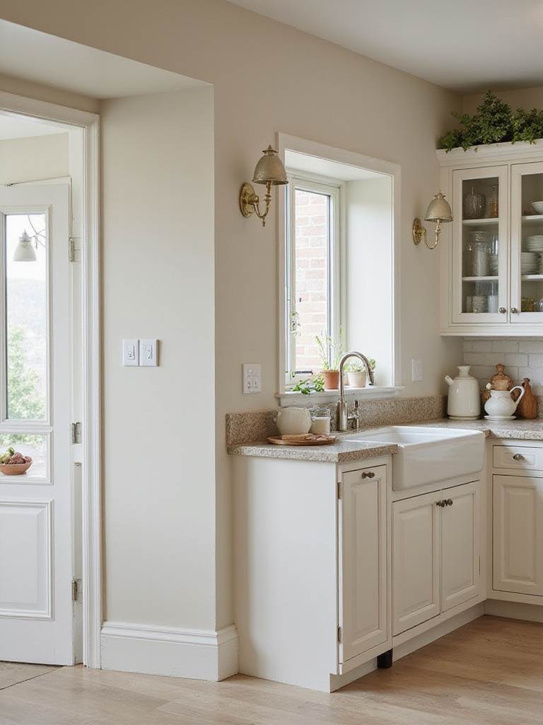 A stunning kitchen with high-quality wall paint showcasing durability and elegance.