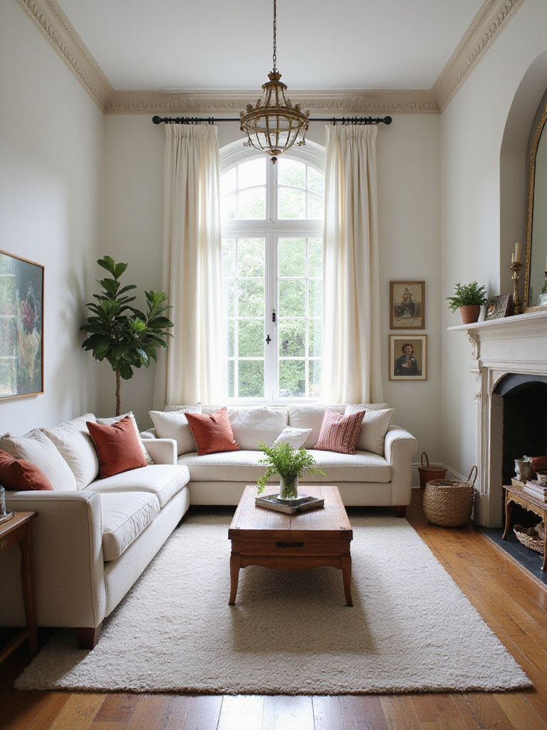 A beautifully furnished living room