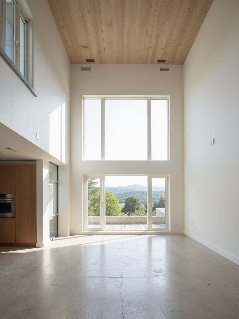 Spacious living room emphasizing the need for understanding room dimensions to select a perfectly proportioned light fixture.