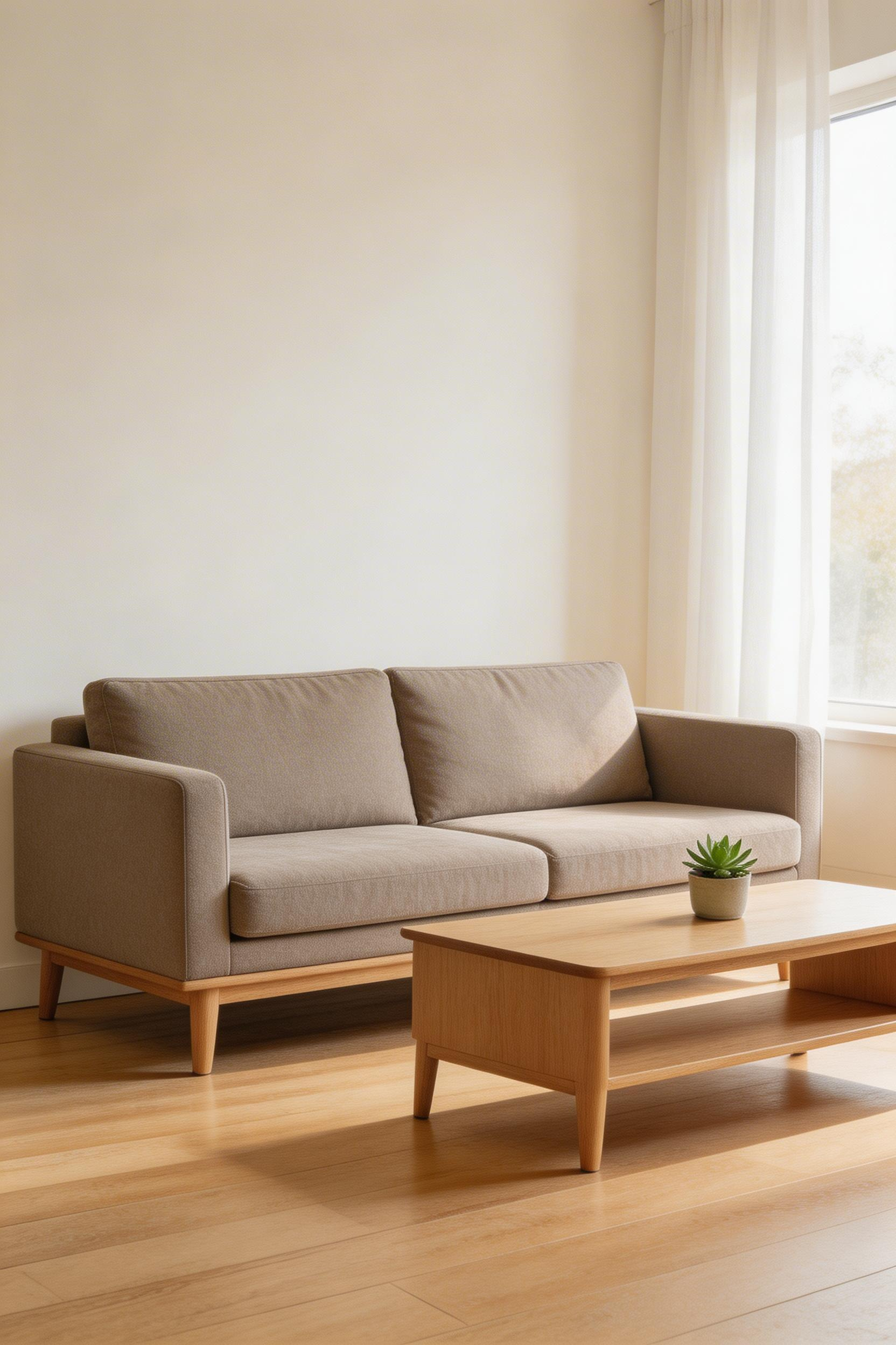 Low-profile furniture is one of the most effective simple living room ideas for making a space feel open — the eye reads the ceiling as further away when furniture sits closer to the floor.