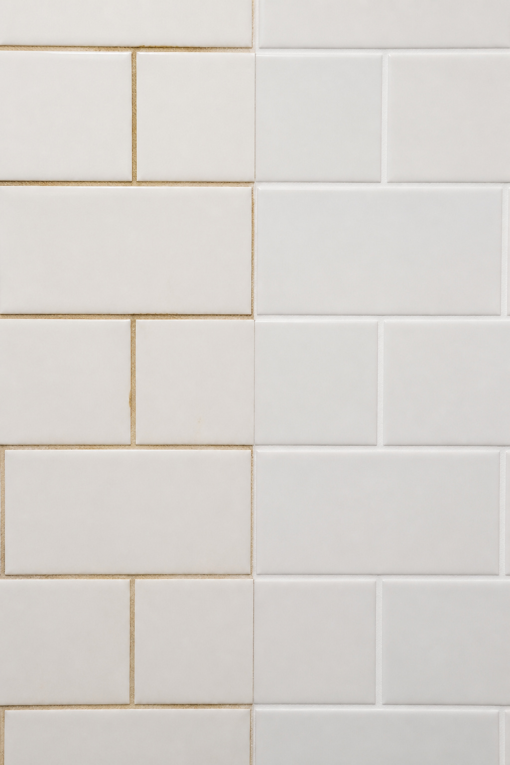 Regrouting delivers 80% of the visual impact of a full retile at 10% of the cost — fresh white epoxy grout makes existing tiles read as brand new.