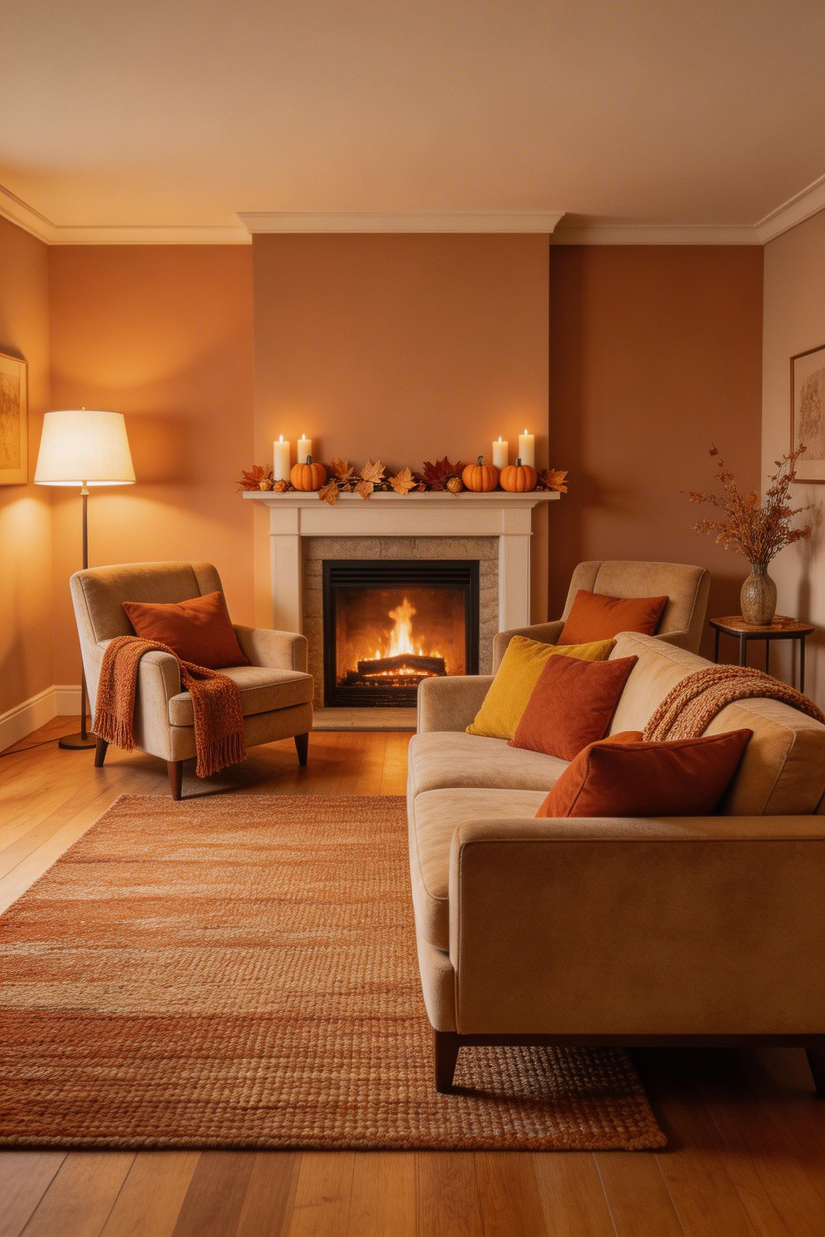 Centering the sofa opposite the fireplace and flanking the hearth with a pair of chairs creates the classic arrangement that makes a fireplace feel like the room's true heart.