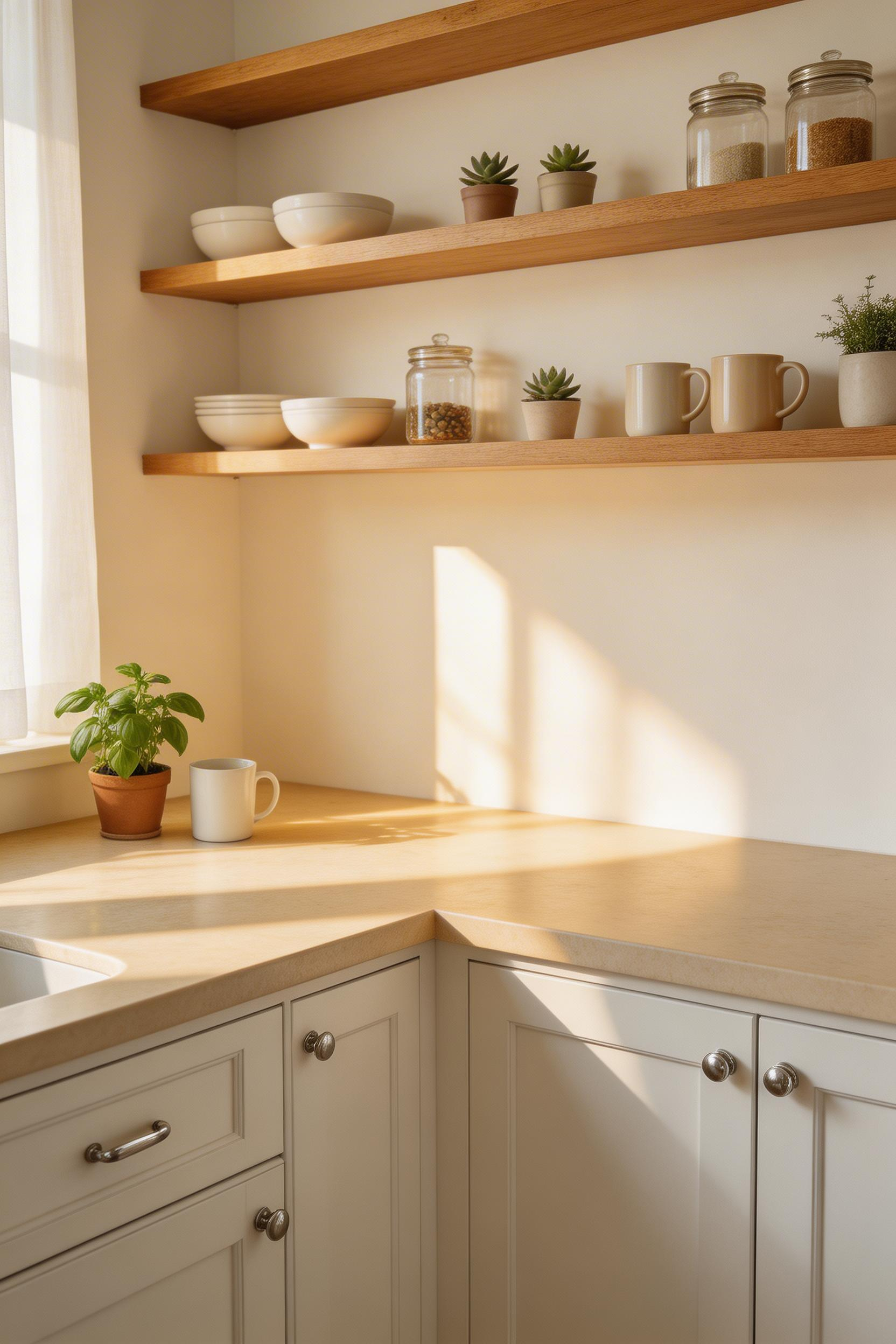 Warm cream quartz adds the missing warmth to an all-white kitchen — the countertop choice that makes the room feel like somewhere people actually want to linger after dinner.