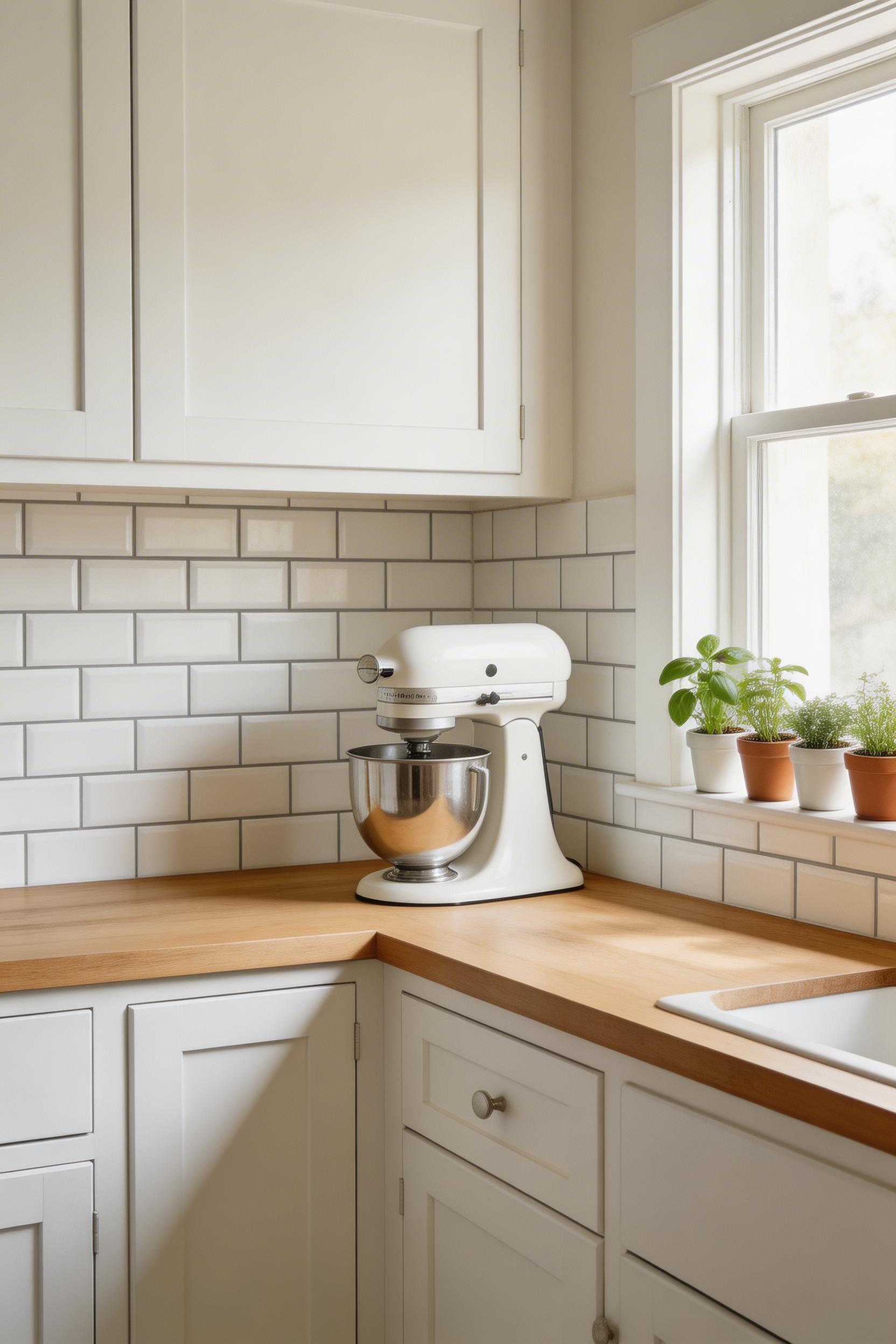 Modern peel-and-stick backsplash tile has earned its place in the renter-friendly farmhouse kitchen — convincing at distance, damage-free on removal, under $60 for a standard run.