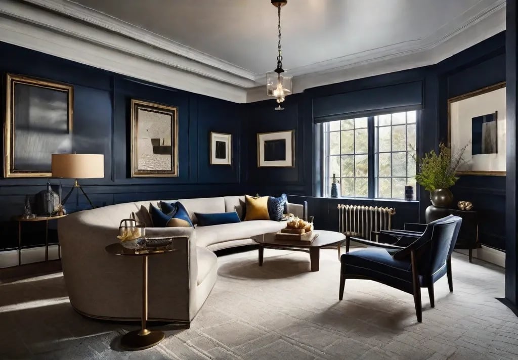 A cozy living room bathed in soft afternoon light