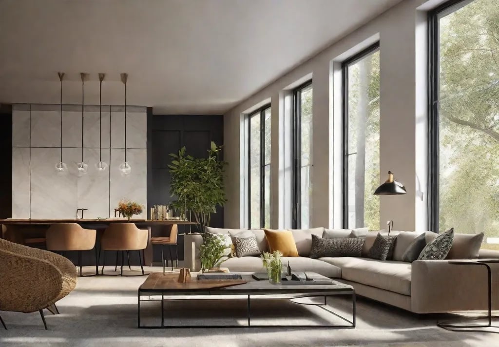 A detailed illustration of a homeowner using eco friendly