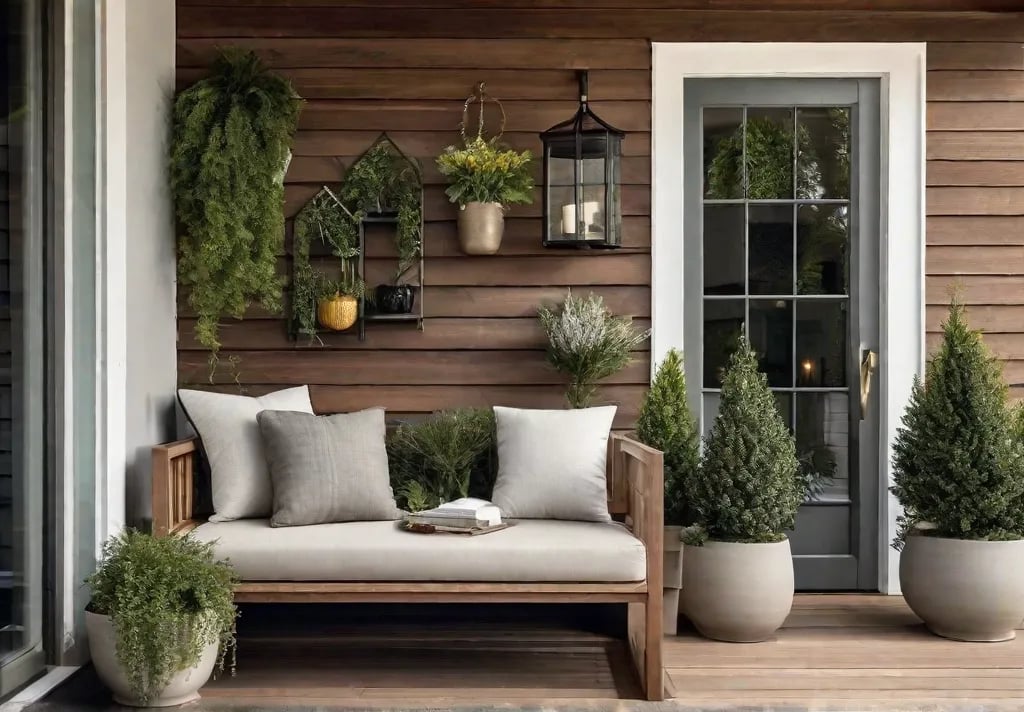 Innovative porch storage solutions