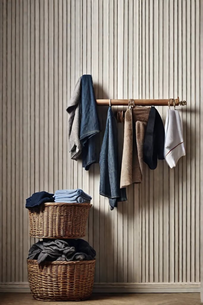 A folddown table attached to the wall halfway folded out with a_resized