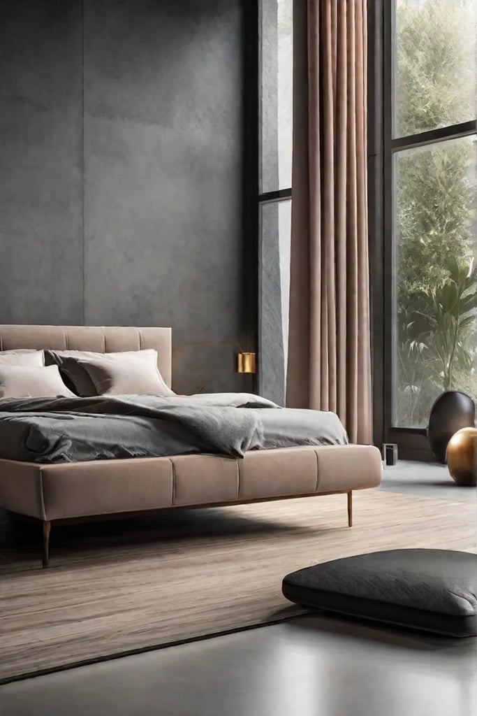 A smart home device subtly placed on a bedside table illustrating the