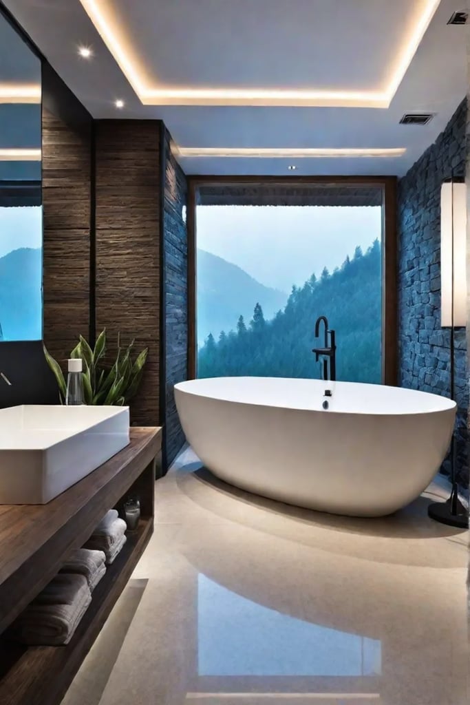 Balanced bathroom lighting