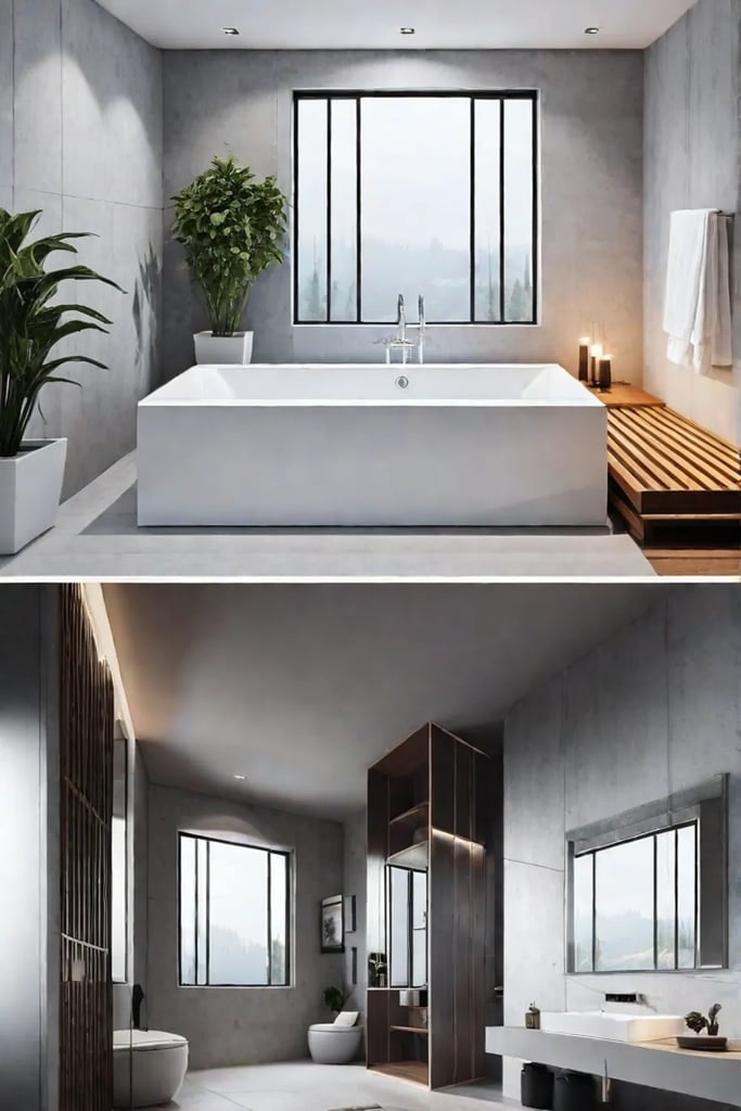 Bathroom layout diagram