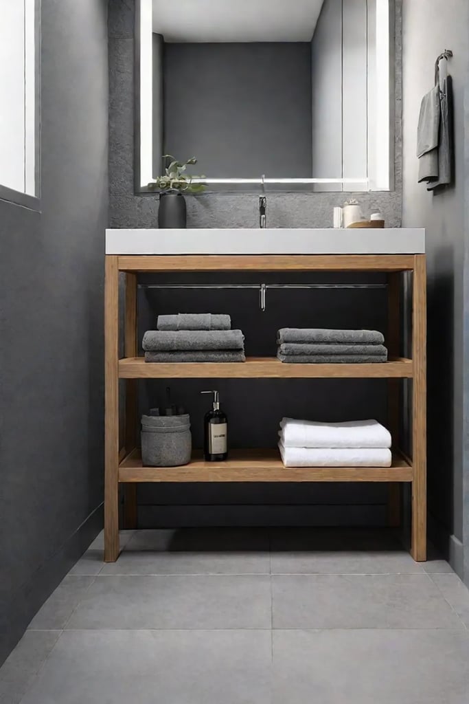 DIY bathroom vanity project