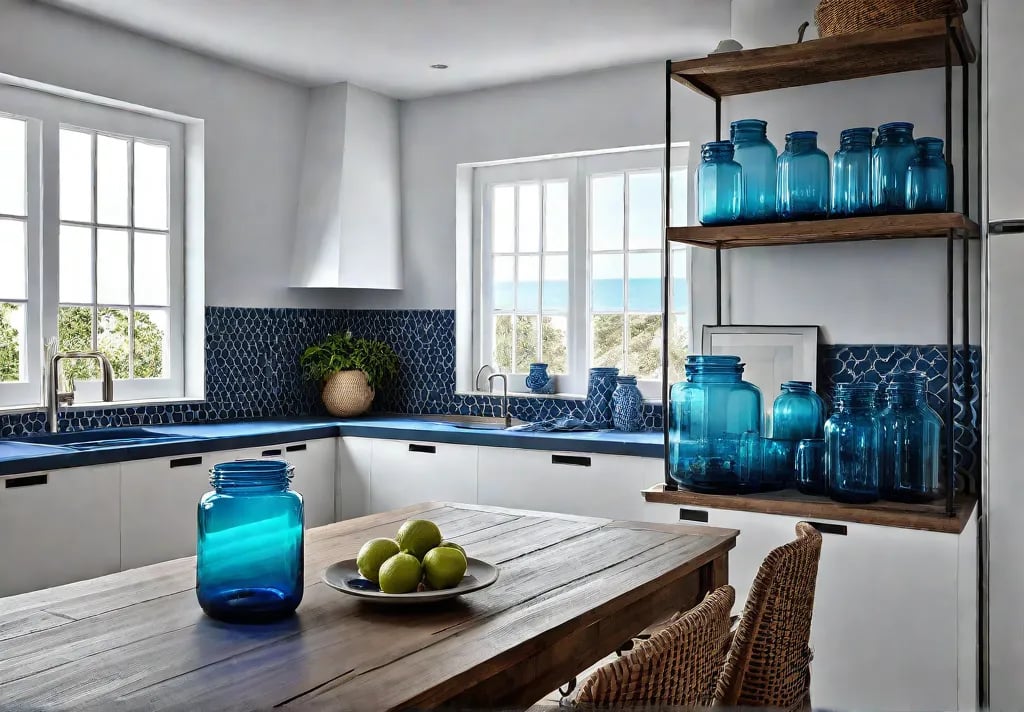 Soft white walls and sheer curtains create a tranquil coastal ambiance infeat