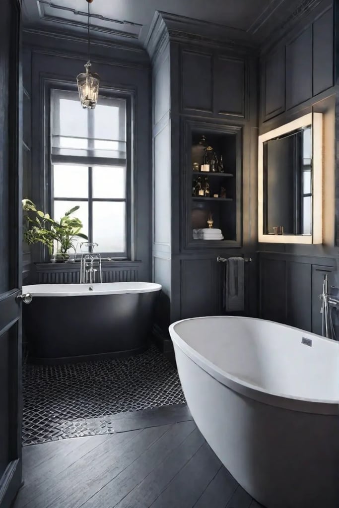 Stylish bathroom design