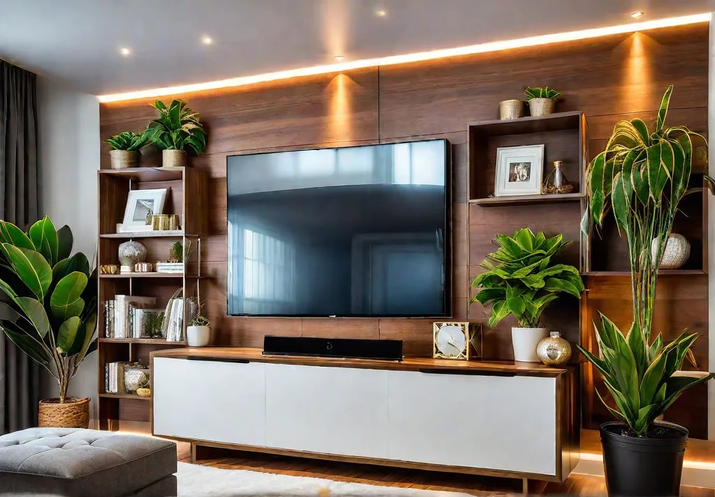 A cozy living room bathed in warm natural light featuring an IKEAfeat