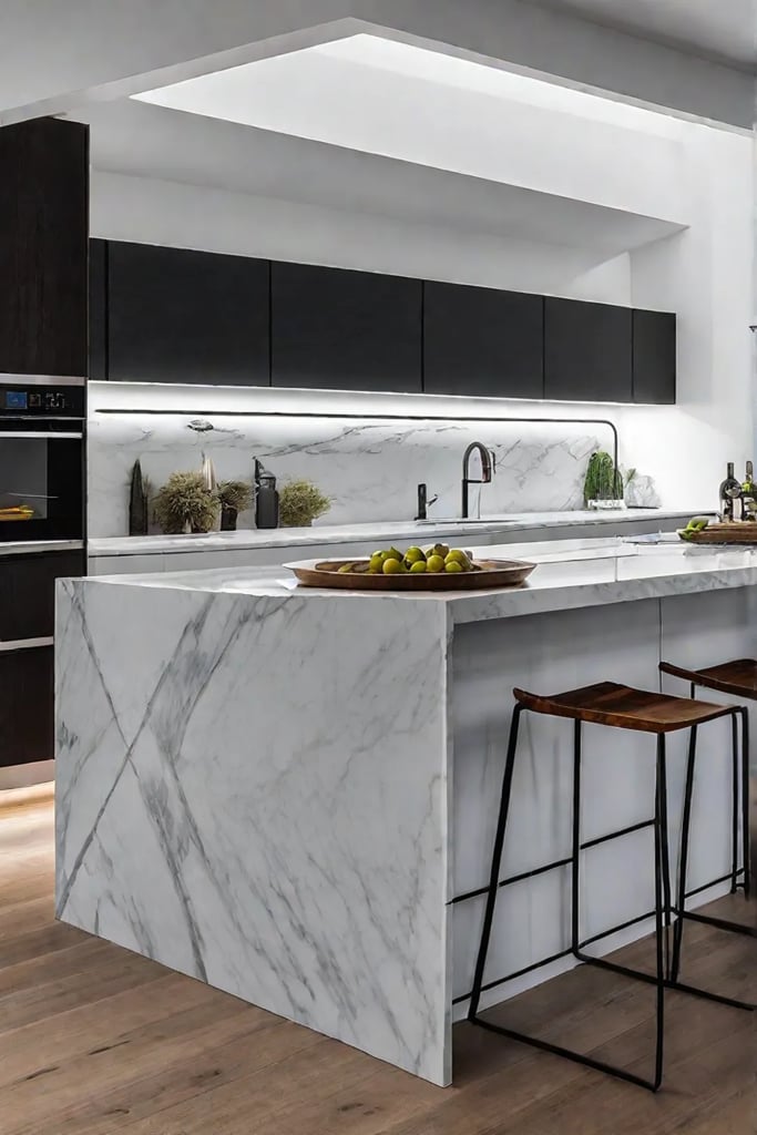 Aesthetic appeal of various countertop materials