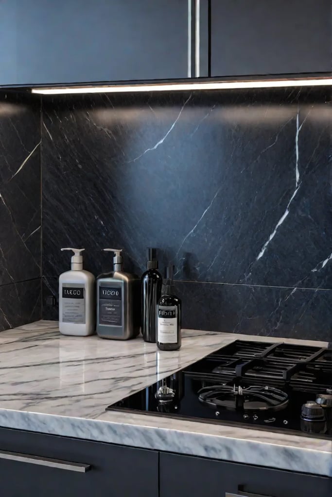 Maintenance needs of different countertop materials