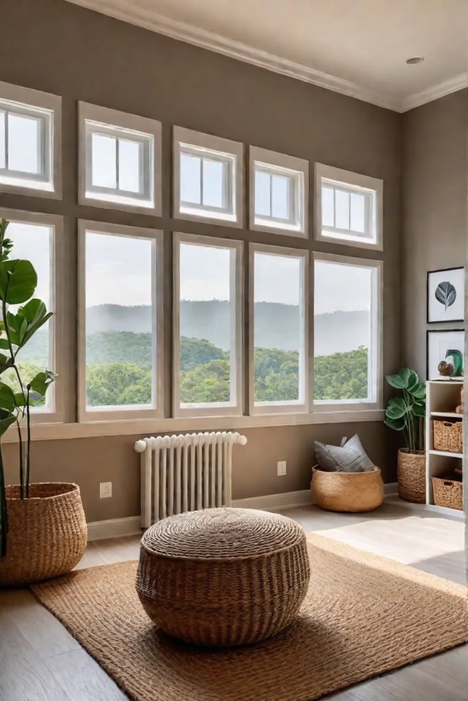 Natural elements promote a sense of calm and connection to nature