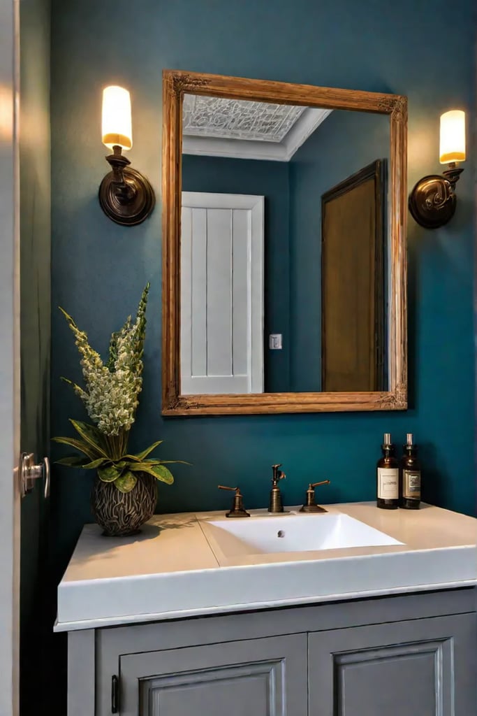 Repurposed dresser bathroom vanity