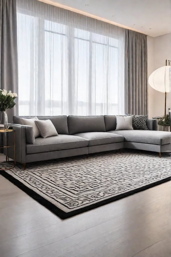 Scandinavian simplicity living room with natural materials and clean lines