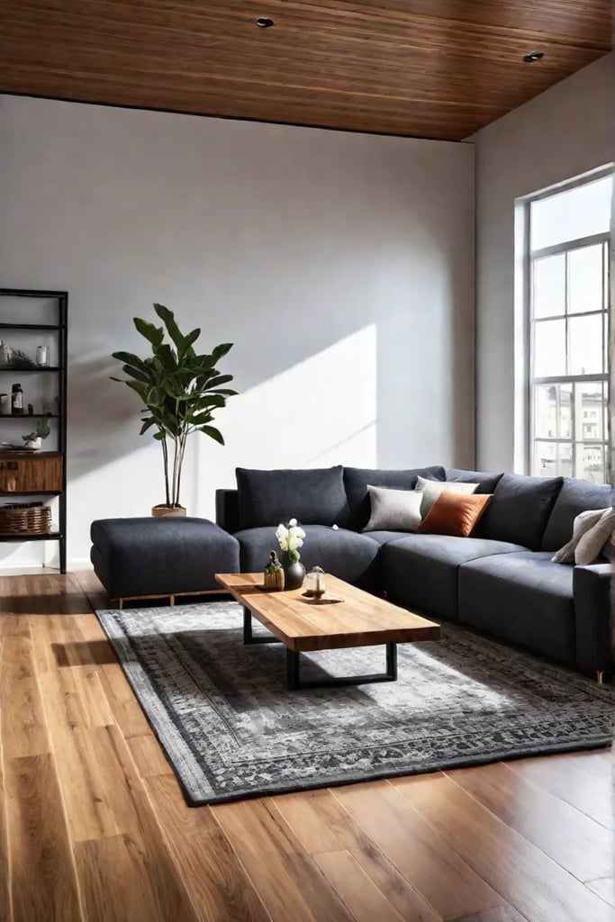 Sustainable and ecofriendly living room