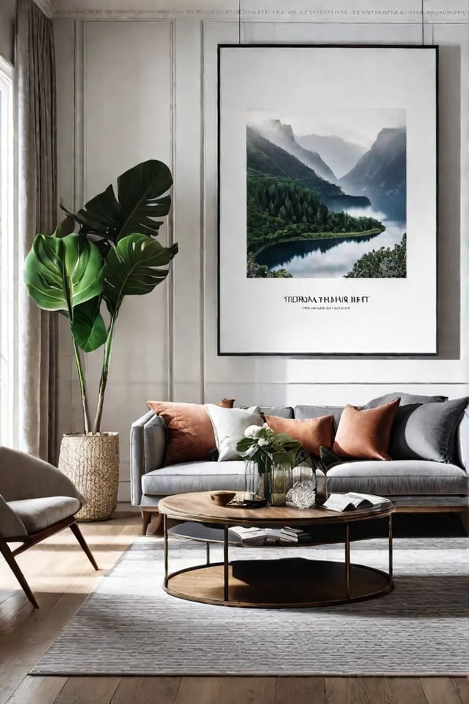 Textural wall hangings for affordable living room decor