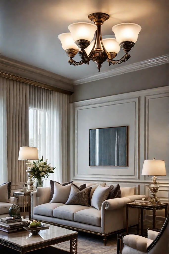 Classic wall sconces with frosted glass shades