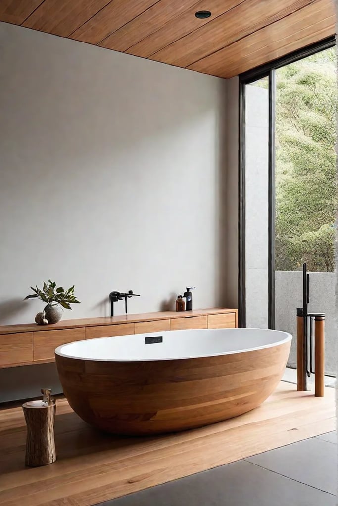 Japanese minimalist bathroom design
