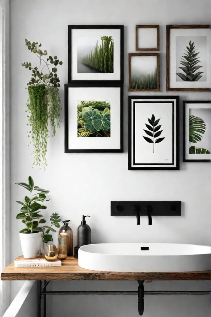 Modern bathroom decor with a minimalist aesthetic