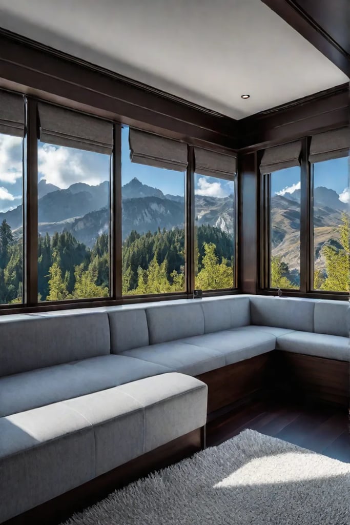 Seamlessly integrated storage in a window seat