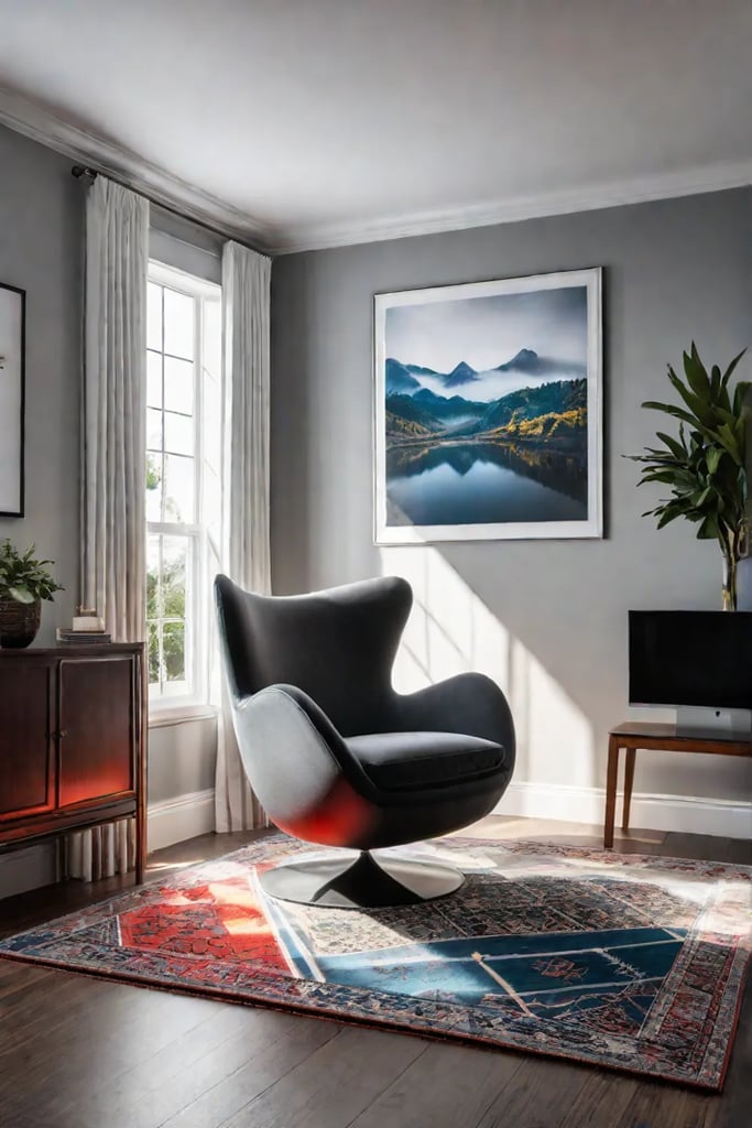 Using color and texture to define a dedicated reading space