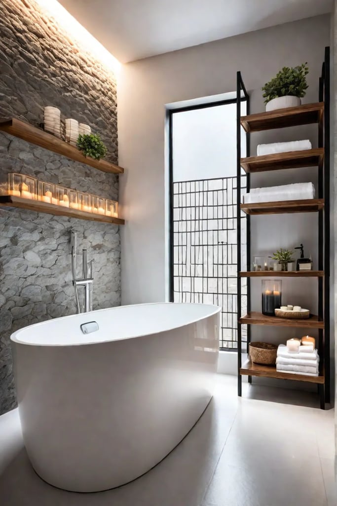 Creating a relaxing bathroom atmosphere