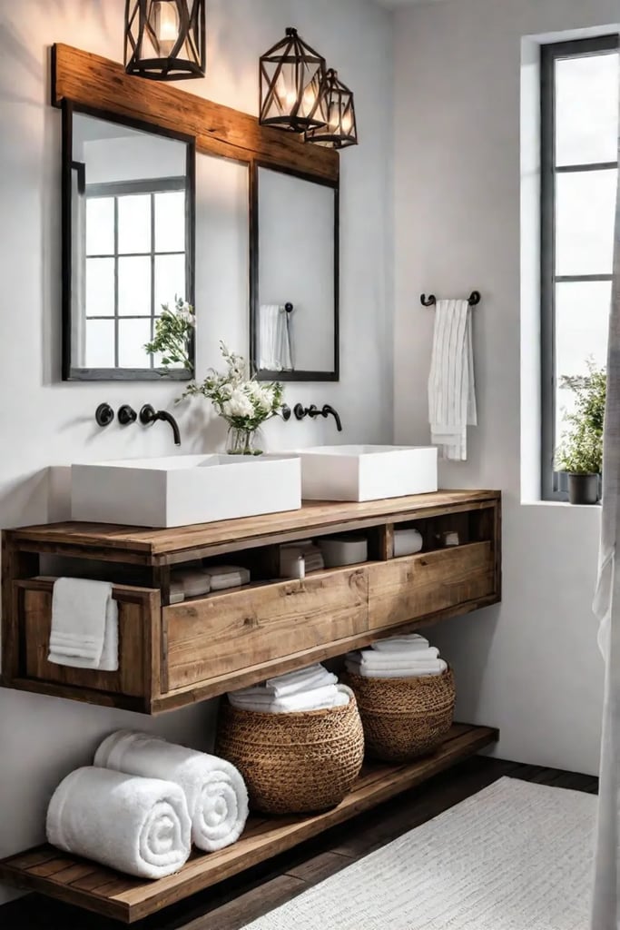 Rustic bathroom decor ideas