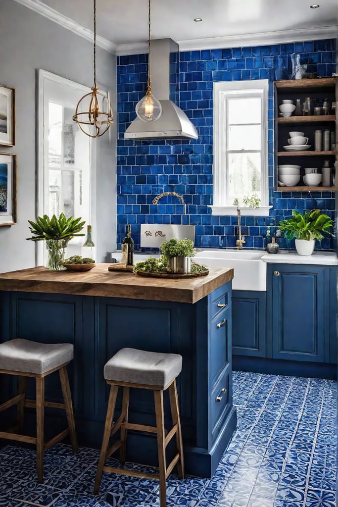 Bold backsplash ideas for small kitchens