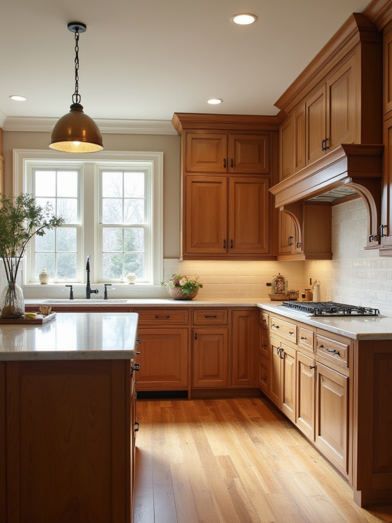 Portrait of a traditional kitchen focusing on durable foundational pieces